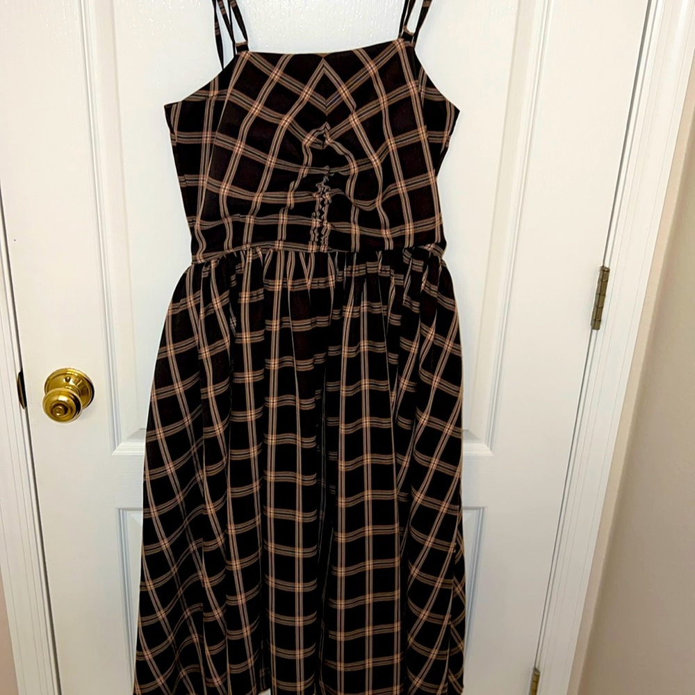 Strapped maxi dress L